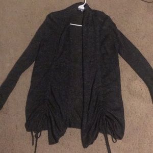 Loose-knit Grey Cardigan